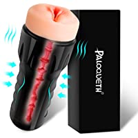 Masturbador Automática Copa- Masturbador Realista para Hombres con 10 Modos de Vibración más Fuertes- PALOQUETH con…
